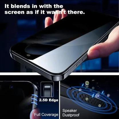 NNBILI 4PCS Privacy Screen Protectors For iPhone 15 13 12 14 16 17 18 Pro Max Mini Anti-spy Tempered Glass For IPhone17Air Glass