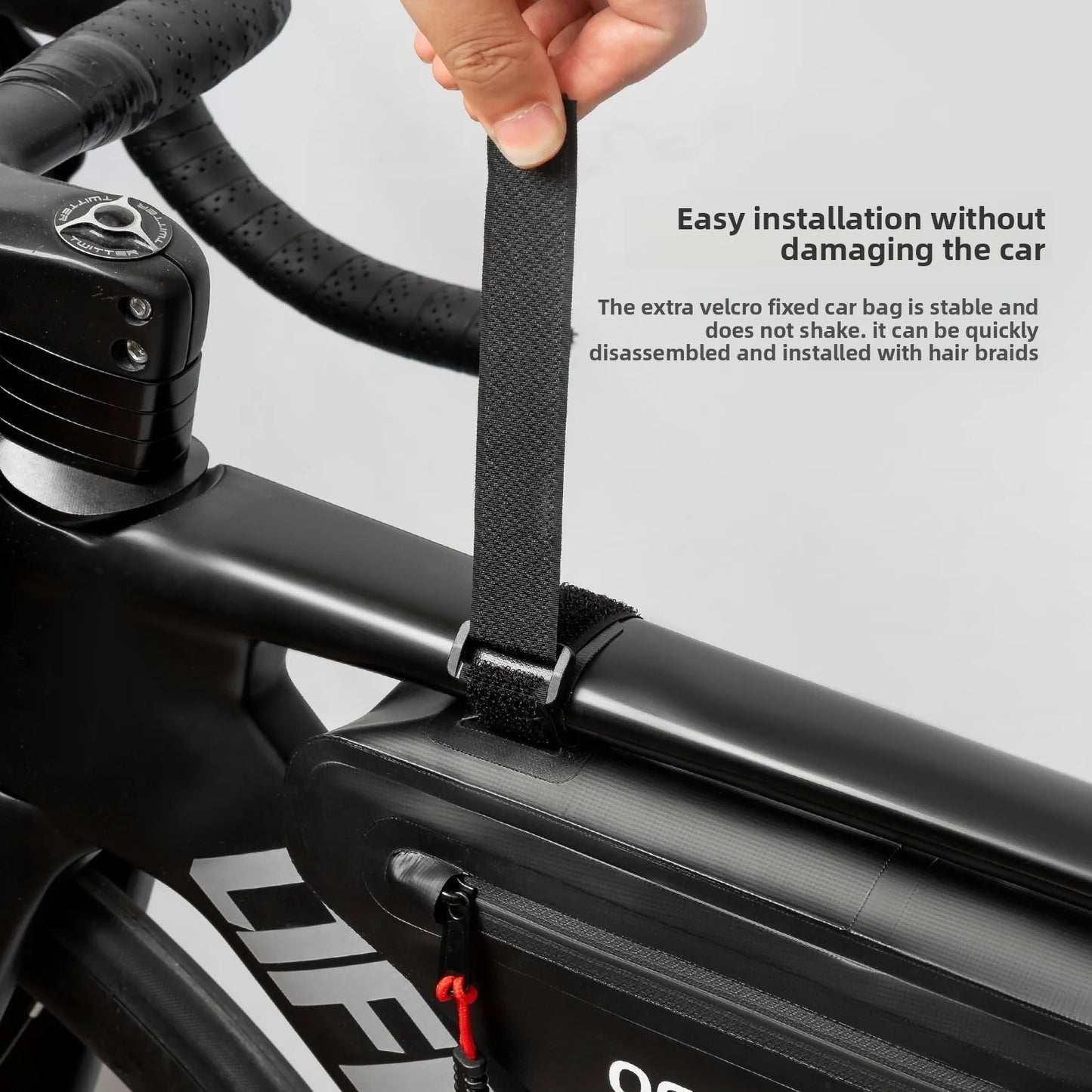 OFFBONDAGE 2L Bicycle Bag Bike Triangle Bag Cycling Top Tube Front Frame Bag Waterproof MTB Road Pannier Bicycle Under Tube Bag