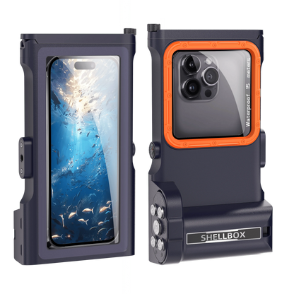 Shellbox Newly Upgraded Third-Generation Diving Bluetooth Remote Photography Is Suitable 6.9-Inch Waterproof Diving Phone Cases