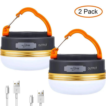 10W High Power Camping Lantern Tents Lamp 1200mah USB Rechargeable Portable Camping Lights Outdoor Hiking Night Hanging Lamp - Urbizia