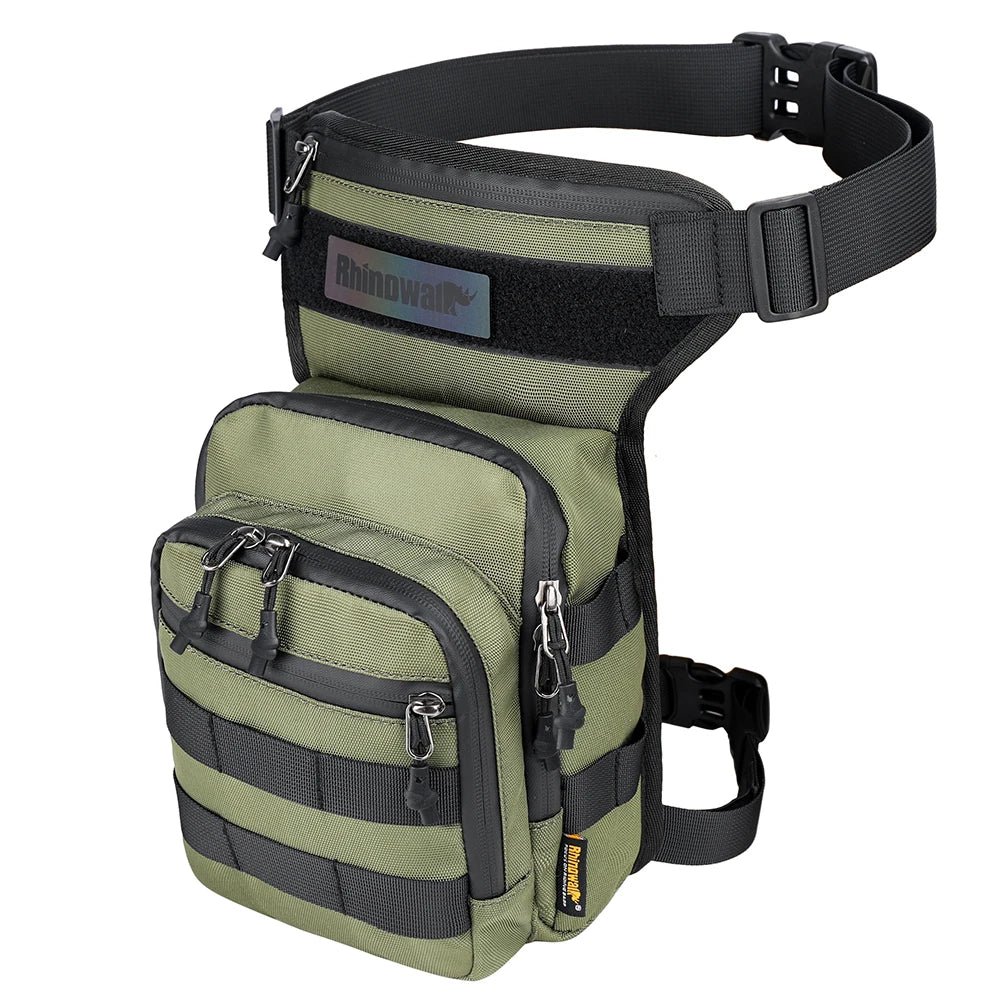 Rhinowalk Motorcycle Waist Bag 3L Leg Bag Thigh Hip Bum Beltleg Fanny Pack Travel Riding Crossbody Multifunctional Shoulder Bag