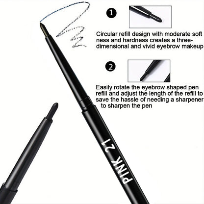 10-Pack Long-Lasting Black Eyeliner Pencils