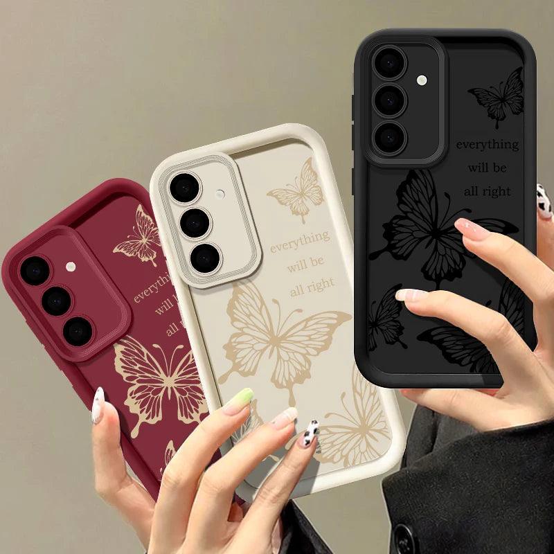 Butterfly Soft Silicone Case for Samsung Galaxy Series