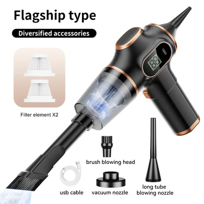 NEW ABS Wireless Car Vacuum Cleaner Home Appliance Sofa Office High-Power Household Cleaning Machine Mini Vacuum Carpet Cleaner - Urbizia