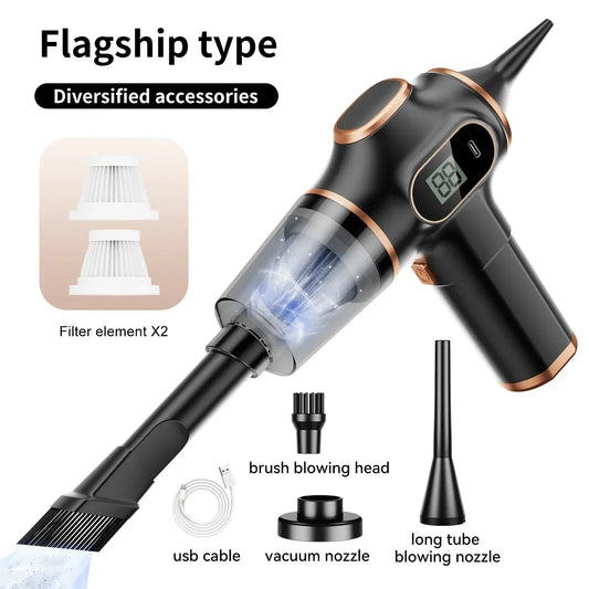 NEW ABS Wireless Car Vacuum Cleaner Home Appliance Sofa Office High-Power Household Cleaning Machine Mini Vacuum Carpet Cleaner - Urbizia