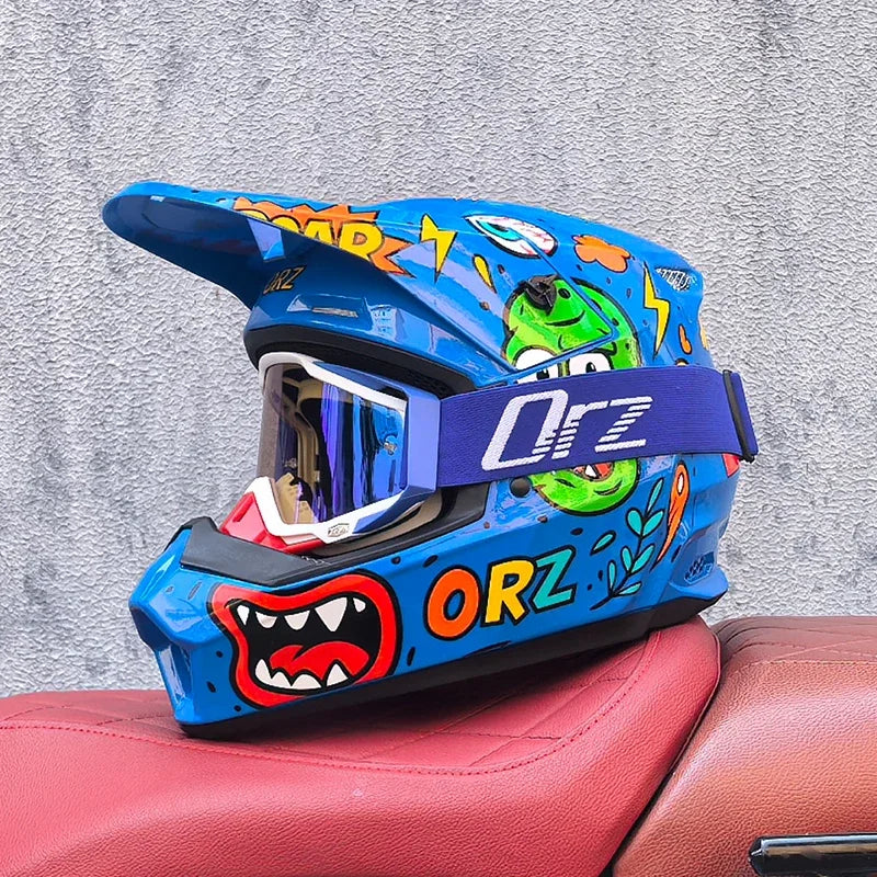 Off road racing motorcycle helmet bicycle speed drop DH full helmet rally off-road helmet