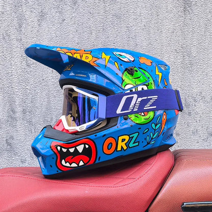 Off road racing motorcycle helmet bicycle speed drop DH full helmet rally off-road helmet