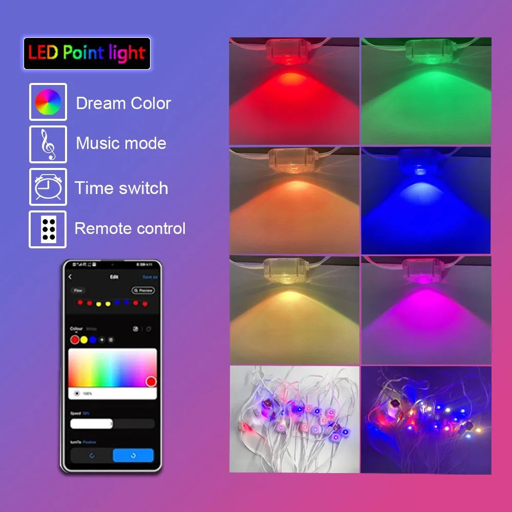 Permanent Outdoor RGB Eaves LED Light Strip
