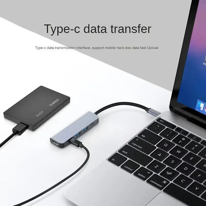 5-in-1 USB-C Hub with 4K HDMI & PD Charging