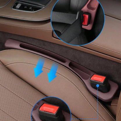 2 Pack Car Seat Gap Filler Strips, Dual Slot Design, Effective Leak Prevention, Easy Installation, Durable Material, Ideal for All Cars, Car Organizers, Car Storage Organizers, Car Organization Supplies