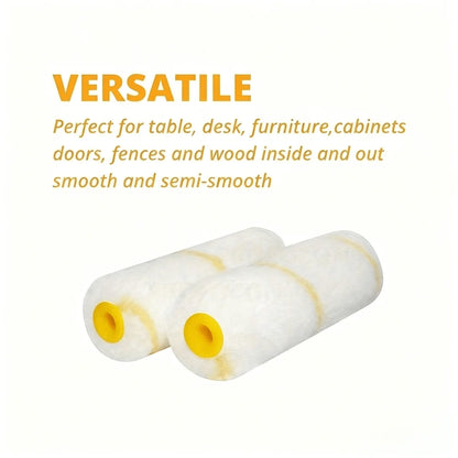 28/22/11/4/1pc, Ultra-Fine Fiber Home Paint Roller Brush Set, Non-Shedding Professional Sponge Roller Brush Set, High Absorbency Household Paint Roller Brush Set - Ultra-Fine Fiber Roller, High Absorbency Mini Fabric Roller,