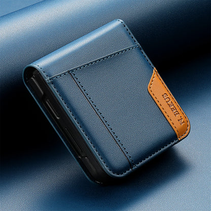 Flip Leather Phone Case For Samsung Galaxy Z Flip 8 7 FE 6 5 4 3 5G Flip7 Flip8 Wallet Card Holder Phone Bag Book Cover Etui