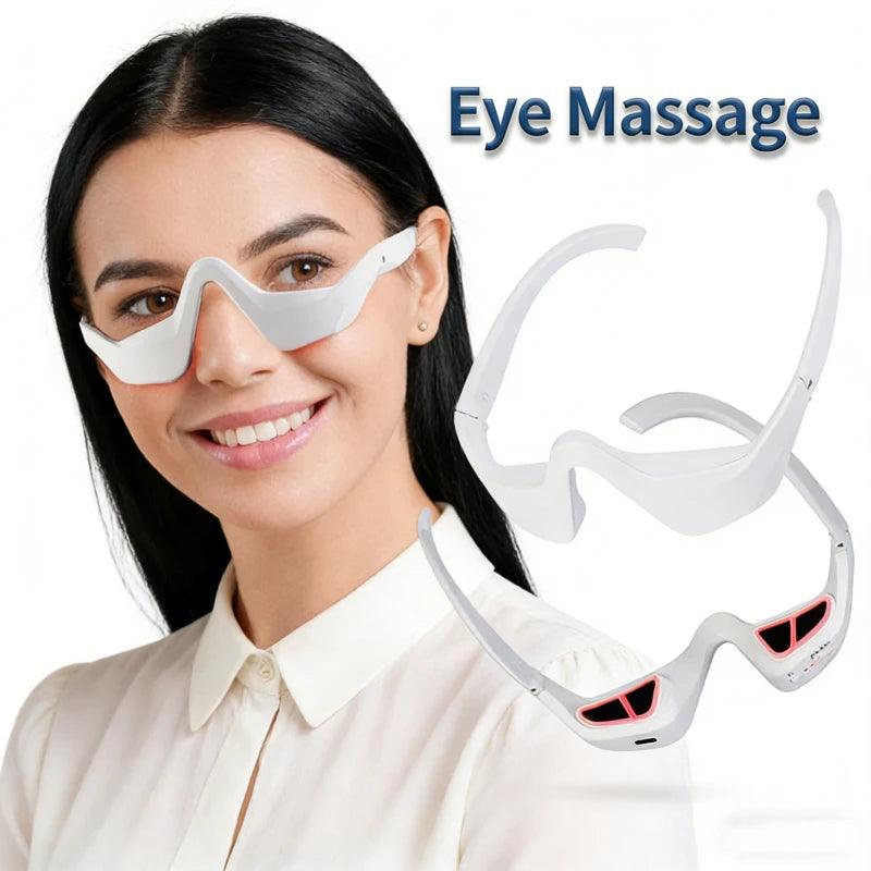 EMS Eye Massager for Dark Circles and Eye Bags – 4 Modes, Type-C