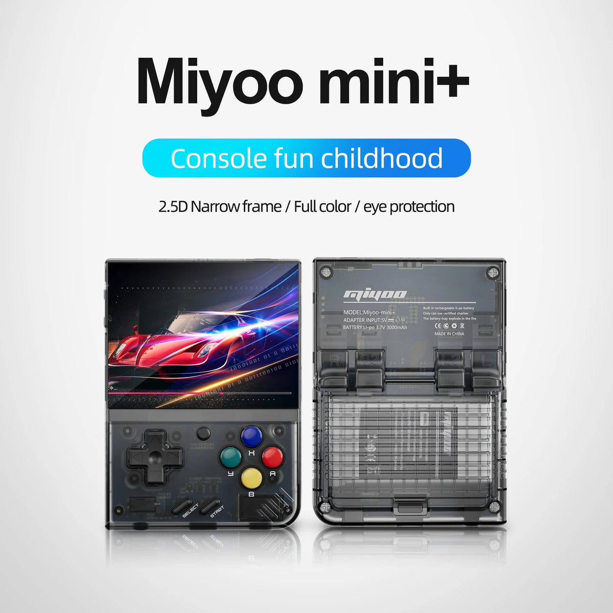 MIYOO Mini Plus Retro Pocket Emulator 3.5" OCA IPS Screen Handheld Console  3000mAh Multi Emulator Video Player for Miyoo35
