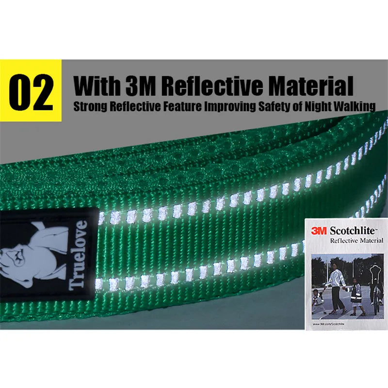 Truelove Reflective Padded Dog Leash