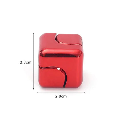 Metal Cube Spinner Fidget Toy for Stress & Focus