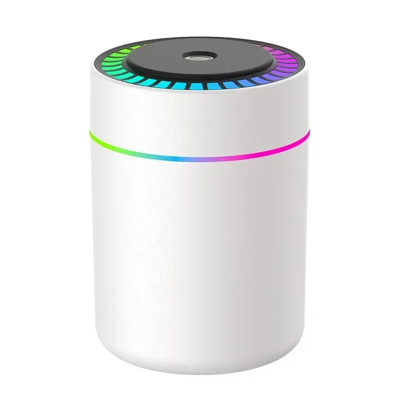 Powerful and Efficient Air Humidifier 180ML Aromatherapy Aroma Diffuser Essential Oil with Colorful Lights for Home Car Bedroom - Urbizia