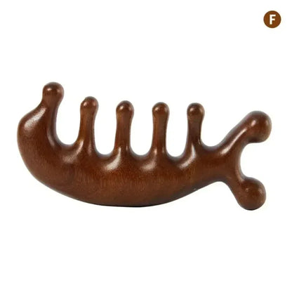 Gua Sha Massage Comb - Large-Toothed Facial Massager for Head, Face, Scalp, and Full Body - Gua Sha Relaxation Tool
