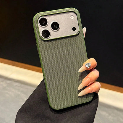 Luxury Tech Woven Fabric Magnetic Phone Case, Shockproof Scratch-Resistant Protective Cover with Magnetic Wireless Charging, Compatible with iPhone 18 Pro Max/17 Pro Max/16/15/14/13/Air