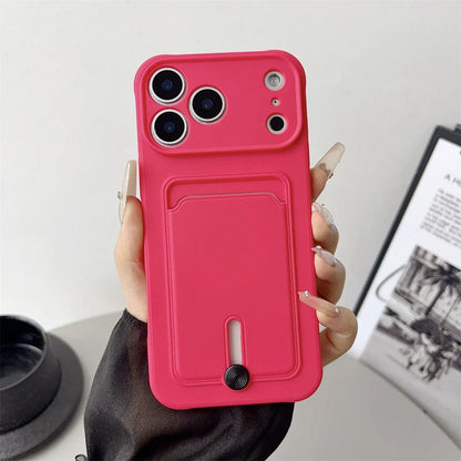 iPhone Wallet Case with Card Slot & Kickstand