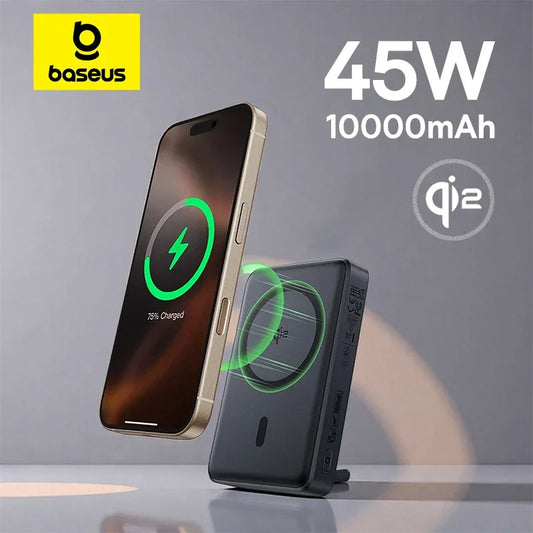 Baseus Qi2 45W 10000mAh MagSafe Power Bank Kickstand