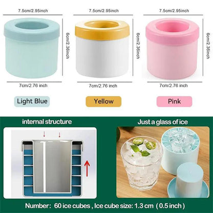 Mini Silicone Ice Cube Tray Small Freezer Mold