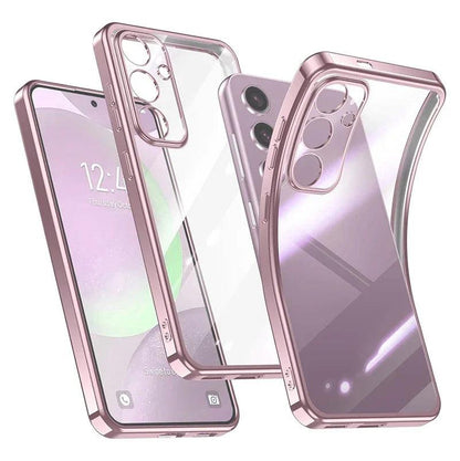 Plating Silicone Clear MagSafe Case for Samsung Galaxy