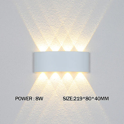 Led Wall Lamp outdoor Stair Light Fixture Bedside Loft Living Room Up Down Home Hallway Lampada 2W 4W 6W 8W 10W 12W Wall Sconces