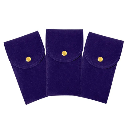 Embers Watch Bag Blue Black Flannelette Gift Bag Travel Storage Case Durable Portable Watch Dust Protection Case