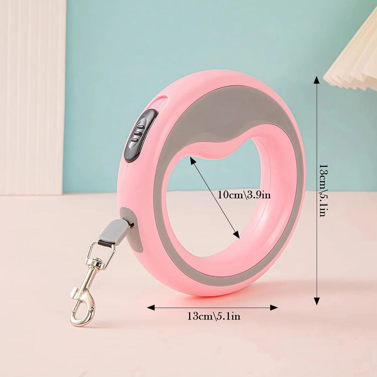 Heavy-Duty Retractable Nylon Tape Dog Leash