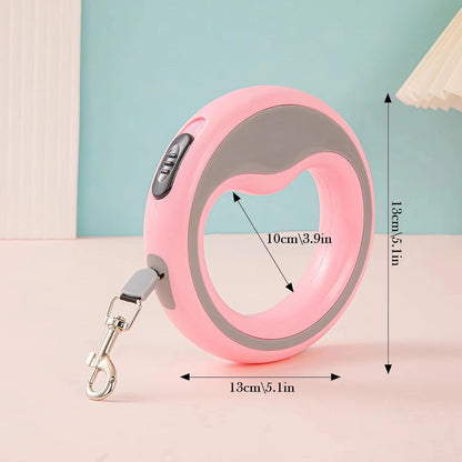Heavy-Duty Retractable Nylon Tape Dog Leash
