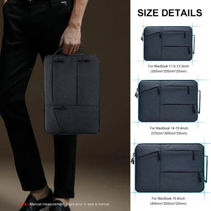 Waterproof Laptop Sleeve Handbag Case 12–16 Inch