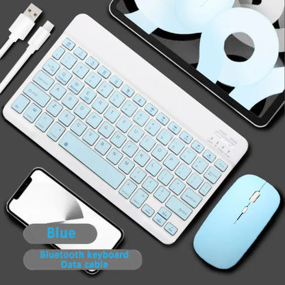 Bluetooth Keyboard Mouse For iPad Mac Android Phone Tablet Slim Office Mini Wireless Keyboard For Android IOS Windows Laptop