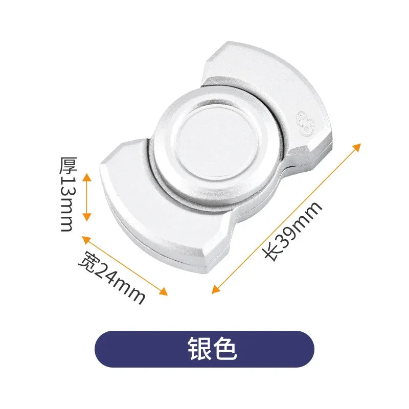 Metal Magnetic Slider Gyroscope - Deformation Hand Spinning Card Mini EDC Decompression Adult Fidget Toy Anti Anxiety