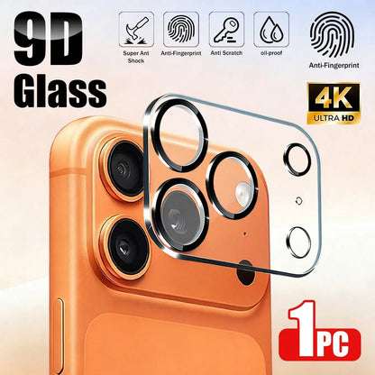High Definition Transparent Camera Lens Protector Film, Suitable For IPhone 17 Pro Max/17 Pro/17/Air/16e/16Pro Max/16Pro, Scratch-Resistant, 9H Hardness, Bubble-Free Installation, Comes With Dust Sticker, Provides Necessary P