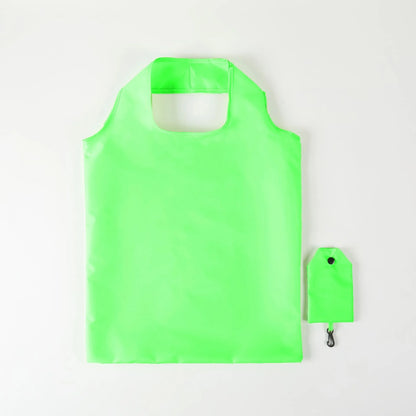 In The Case of Women's Solid-color Eco-friendly, Foldable and Reusable Shopping Bags for Polyester Travel Groceries