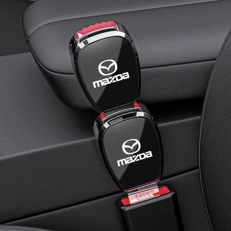 Car Seat Belt Clip Extender Customization Emblem Accessories For Mazda 3 6 CX5 2 CX3 CX9 MX5 RX8 Axela Demio Atenza MS GJI GH - Urbizia