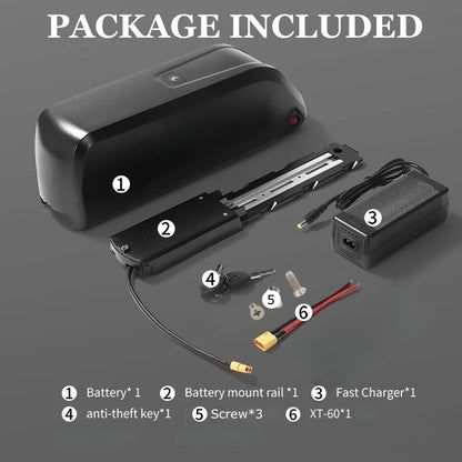 5-Pins Hailong EBike Battery 36V 48V 10Ah 15Ah 20Ah Mountain Bicycle 18650 Electric Bateria Pack for Bafang 1500W 1000W 750W