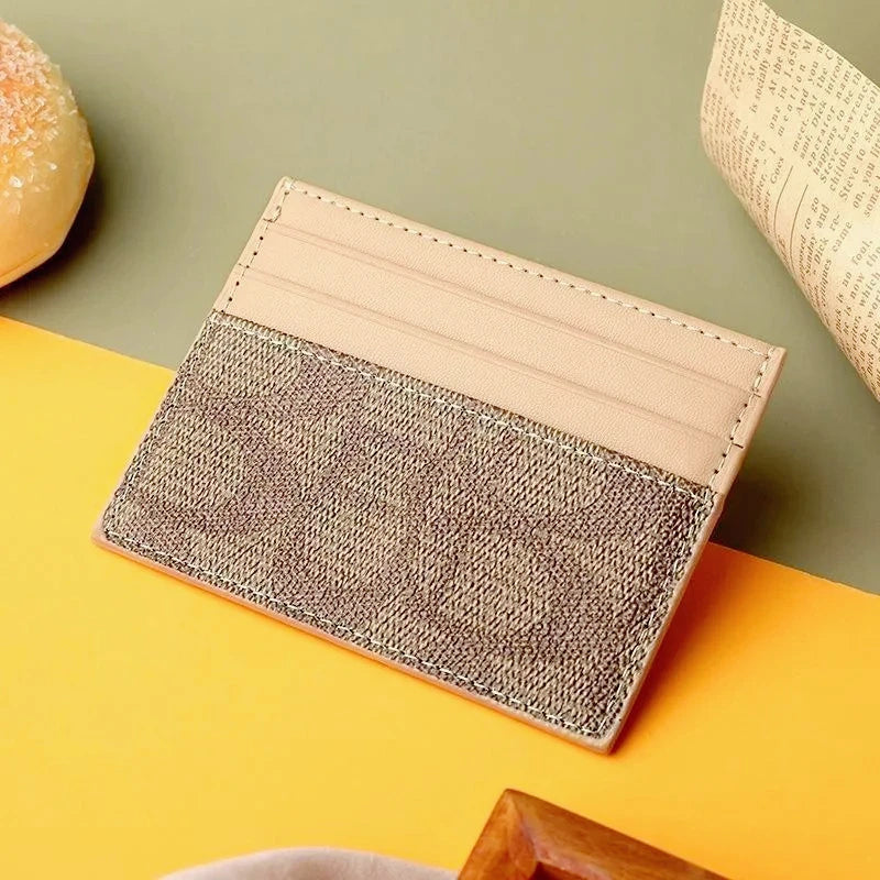 Luxury Design Wallets for Women Multi-Function Card Holder PU Leather Female Small Card Bag Short Women's Purse