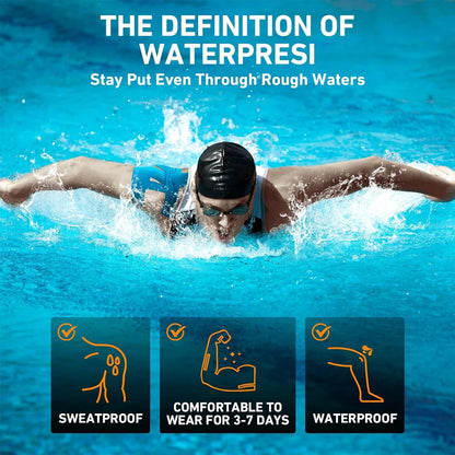 10 PCS Kinesiology Tape for Shoulder Precut,Shoulder Tape -Waterproof & Breathable, Enhance Elastic Sports Tape for Pain Support