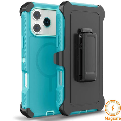 Armor Defender Magnetic iPhone Case with Belt Clip – MagSafe Compatible