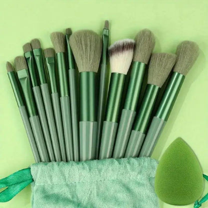 Professional 13–16Pcs Makeup Brush Set with Bag
