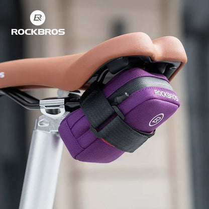 ROCKBROS Cycling Bag 0.35L Mini Portable Bike Tail Bag MTB Mountain Road Bike Tool kit Repair Bag Bicycle Bag Accessories