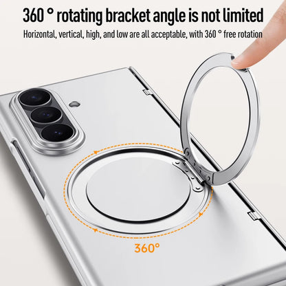 For Samsung Galaxy Z Fold 7 Case Luxury Magsafe Ring Stand Magnetic Protective Back Cover case For Z Fold 7 Sleeve
