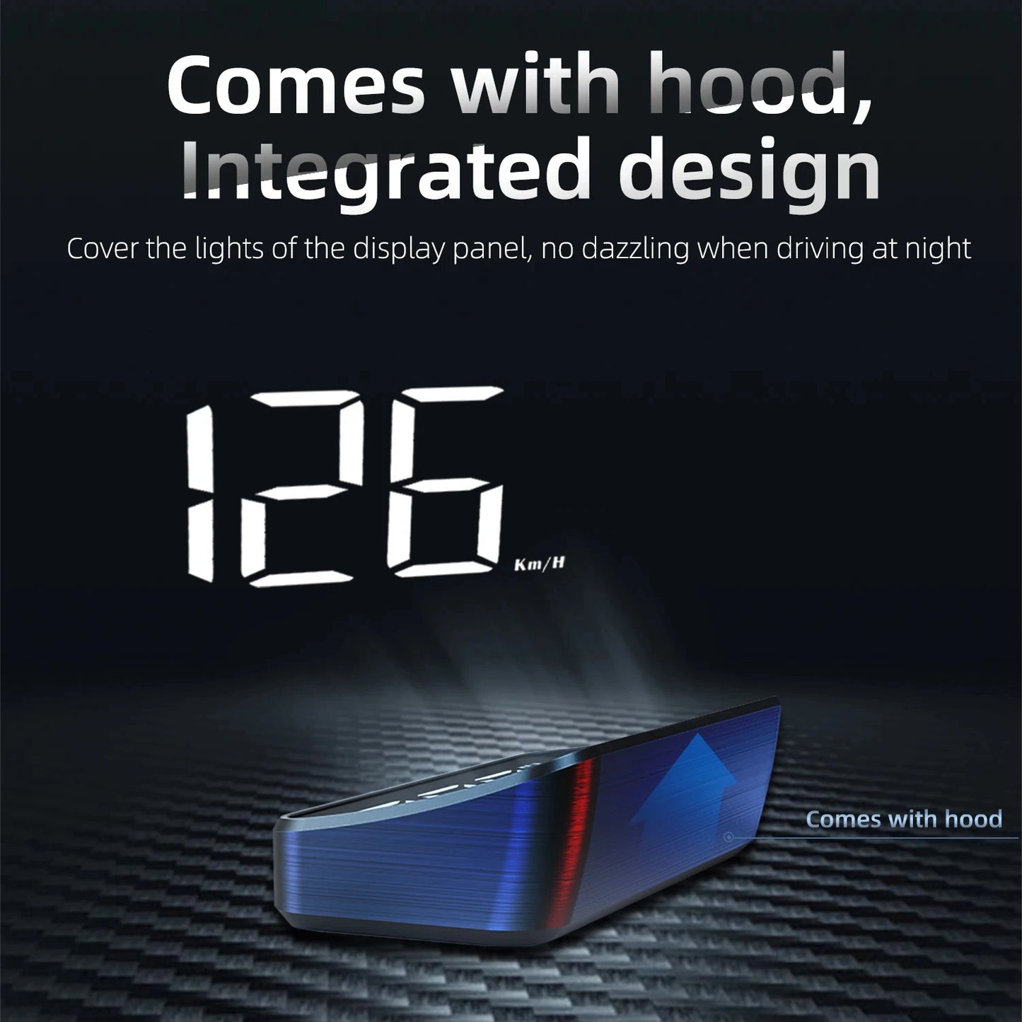 HD Car Head up Display M2 GPS Speedometer KM/H Digital HUD Windshield Projector Universal Auto Electronics Accessory
