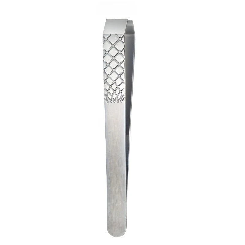 1/2pcs High-Quality Stainless Steel Finger Grip Tweezers Specialized for Hair Removal Slant Tip Eyebrow Tweezers Beard and Hair