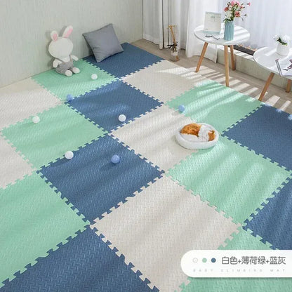 16pcs Foam Baby Play Mat – Interlocking Puzzle Floor Tiles - Urbizia