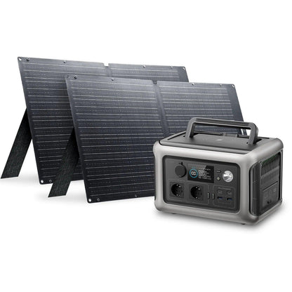 ALLPOWERS R600 Portable Powerstation with Solarpanel (Optional)，299Wh 600W LiFePO4 Battery for Home Backup Outdoors Camping RV