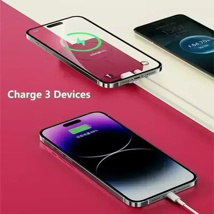 VIVO 500000mAh Magnetic Power Bank PD22.5W Wireless Fast Charging Large Capacity External Battery For iPhone Huawei Samsung