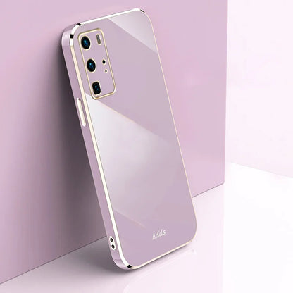 Luxury Bling Glossy Plated Full Cover Phone Case for Samsung Galaxy S26 S25 S24 S23 FE S22 Plus Ultra Soft Back Cover